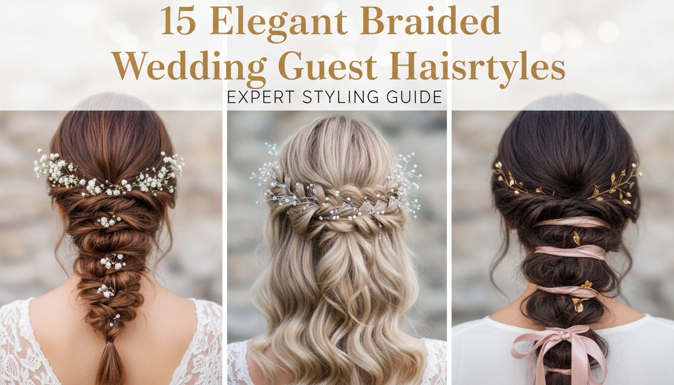 15 Elegant Braided Wedding Guest Hairstyles: Expert Styling Guide