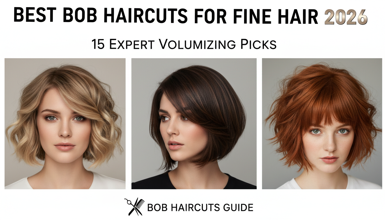 Best Bob Haircuts for Fine Hair 2026: 15 Expert Volumizing Picks