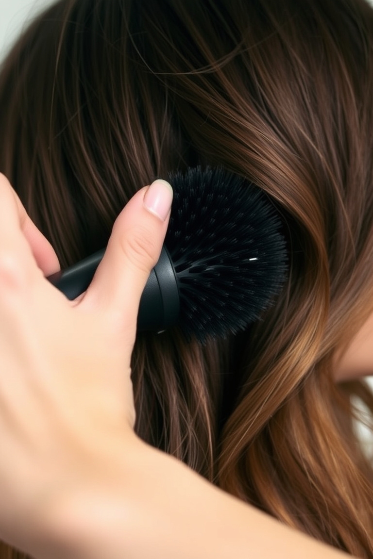volume techniques for fine hair using blow-drying methods