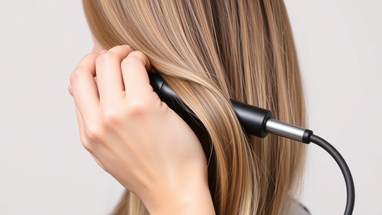 A detailed step-by-step beachy waves tutorial showing the wrapping technique